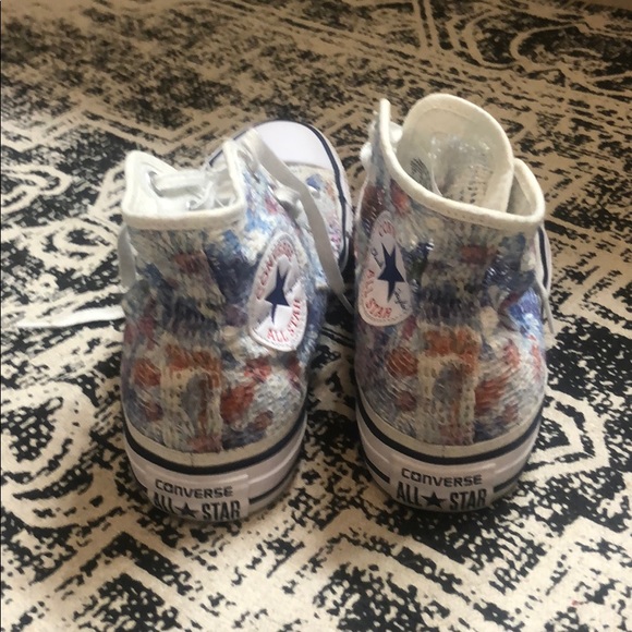 Converse All Star Chucks sz 7 Womens EUC - Picture 3 of 4